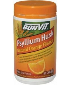 Bonvit Psyllium Husk Powder Natural Orange Flavour 500g