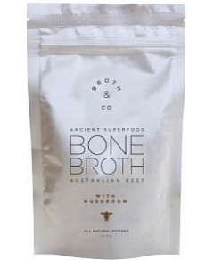 Broth & Co Australian Beef Bone Broth with Mushroom G/F 100g Pouch