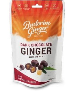 Buderim Ginger Dark Choc Ginger 150g