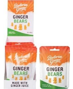 Buderim Ginger Ginger Bears 12x40g