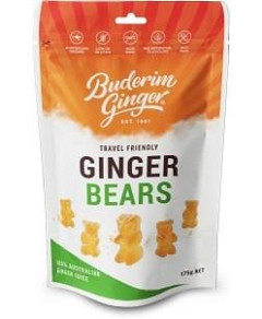 Buderim Ginger Ginger Bears 175g