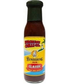 Byron Bay Chilli Co Bundaberg Rum Classic Rum BBQ Sauce G/F 250ml