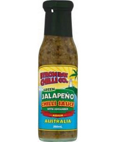 Byron Bay Chilli Green Jalapeno Sauce 250ml