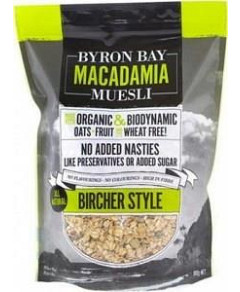 Byron Bay Macadamia Muesli Bircher Style 900g
