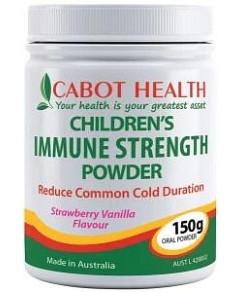 CABOT HEALTH Children's Immune Strength Powder Strawberry Vanilla 150g