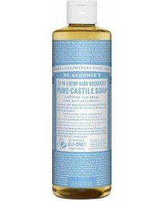 Dr Bronner's Pure Castile Liquid Soap Baby Unscented 473ml