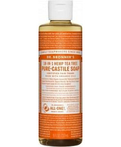 Dr Bronner's Pure Castile Liquid Soap Tea Tree 237ml