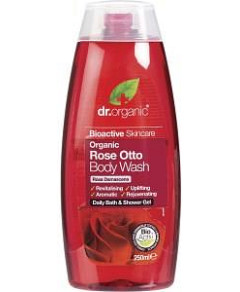 Dr Organic Body Wash Rose Otto 250ml