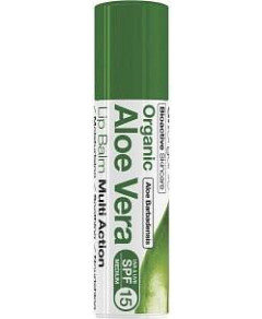 Dr Organic Lip Balm SPF 15 Aloe Vera 5.7ml