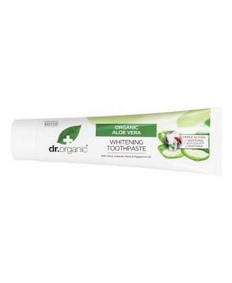 Dr Organic Toothpaste Whitening Organic Aloe Vera 100ml