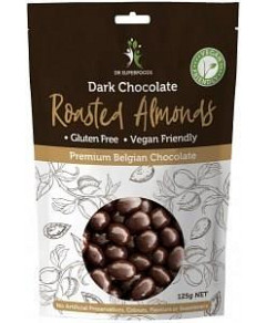 Dr Superfoods Roasted Almonds in Dark Chocolate 125g