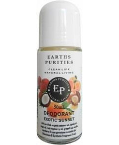 Earths Purities Ladies Natural Exotic Sunset Liquid Roll On Deodorant 50ml