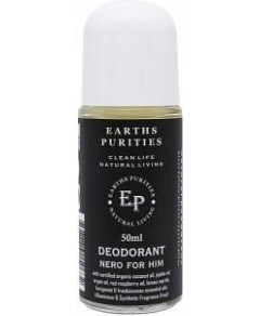 Earths Purities Mens Natural Nero for Him Liquid Roll On Deodorant 50ml