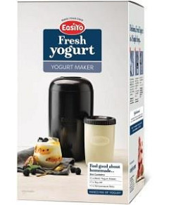 Easiyo Black Yogurt Maker with 1kg Jar & Temp Strip