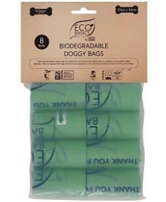 Eco Basics Biodegradable Doggy Bags 8 Rolls