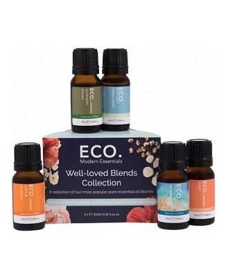 ECO. MODERN ESSENTIALS Essential Oil Well-Loved Blends Collection 10ml x 5 Pack