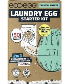 Ecoegg Laundry Egg Starter Kit 50 Washes Tropical Breeze