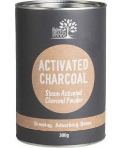 Eden Healthfoods Activated Charcoal Steam Activated Charcoal Powder 300g