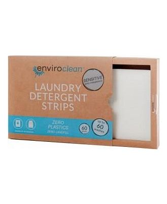 Enviro Clean Laundry Detergent Strips Sensitive Box 60Strips