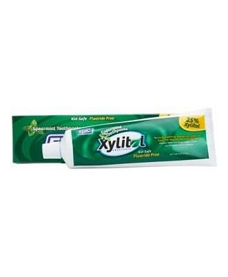 EPIC Spearmint Toothpaste with Xylitol (Fluoride Free) 4.9oz