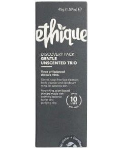 Ethique Discovery Pack 3x Minis Gentle Unscented 45g