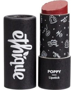 Ethique Lipstick Poppy Ruby Red 8g