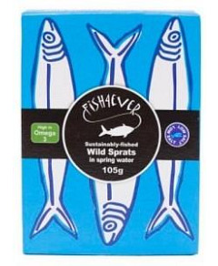 Fish 4 Ever Sardines (Brisling) in Spring Water G/F 105g