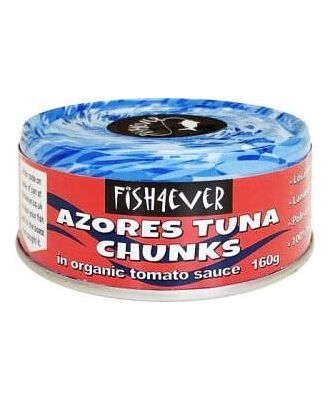 Fish 4 Ever Skipjack Tuna Chunks in Tomato Sauce 160g