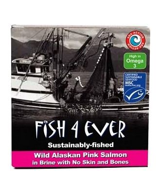 Fish 4 Ever Wild Pacific Pink Salmon Fillets 170g