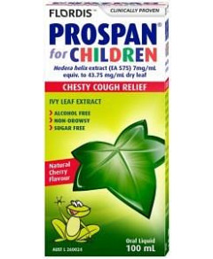 SFI HEALTH Prospan For Children Chesty Cough Relief Cherry Flavour Oral Liquid 100ml