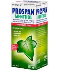 SFI HEALTH Prospan Menthol Chesty Cough Relief Oral Liquid 200ml