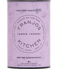 Franjo's Kitchen Choc Chip Tanker Topper Lactation Biscuits 252g