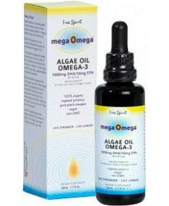 Free Spirit MegaOmega Algae Oil Omega -3 50ml