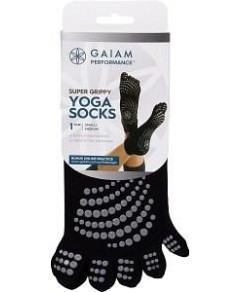 Gaiam Yoga Socks Super Grippy Small-Medium 1 Pair