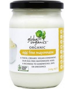 Global Organics Egg Free Mayonnaise 240g