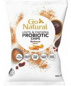Go Natural Probiotic Chips Barbecue Flavour 100g