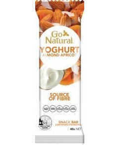 Go Natural Yoghurt Almond and Apricot Bars 16x40g