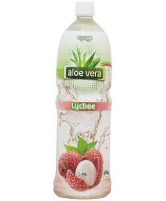 Green Time Aloe Vera Lychee Drink 1.49L OCT24