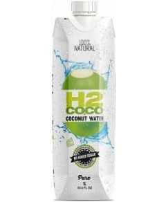 H2Coco Pure Coconut Water 6x1L