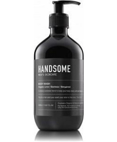 Handsome Men's Organic Skincare Body Wash Lime/Banksia/Bergamot 500ml