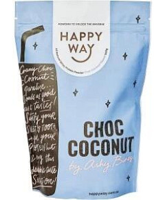 Happy Way Ashy Bines Whey Protein Powder Choc Coconut 500g