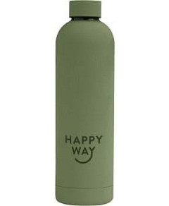 Happy Way Insulated Stainless Steel Bottle Sage Matte 750ml