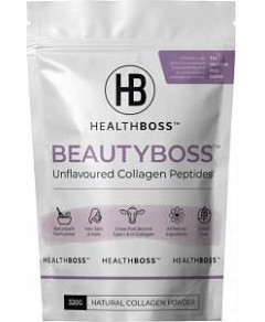 Health Boss Beauty Boss Unflavoured Collagen Peptides 320g Pouch