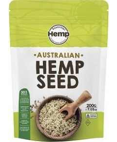 Hemp Foods Australia Australian Hemp Seeds Hulled 8x200g