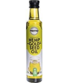 Hemp Foods Australia Organic Hemp Gold Seed Oil Contains Omega 3, 6 & 9 6x250ml