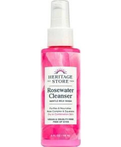 Heritage Store Rosewater Cleanser Dry to Combination Skin 118ml