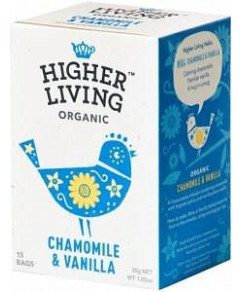 Higher Living Organic Chamomile & Vanilla 15Teabags