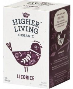 Higher Living Organic Licorice Tea Caffeine Free 15Teabags