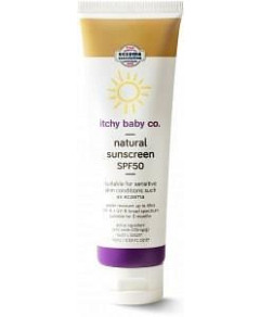 Itchy Baby Co Natural Sunscreen SPF50 100g Tube