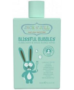 JACK N' JILL Natural Bathtime Blissful Bubbles (Bubble Bath & Magic Bubble Wand) 300ml